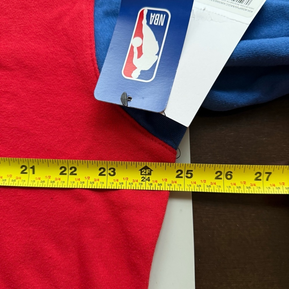 47 Brand Houston Rockets H-Town Colorblock Sweatshirt Women’s XL Red Blue - Picture 5 of 9